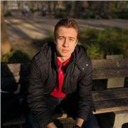 Etudiant Russe porteur de la langue